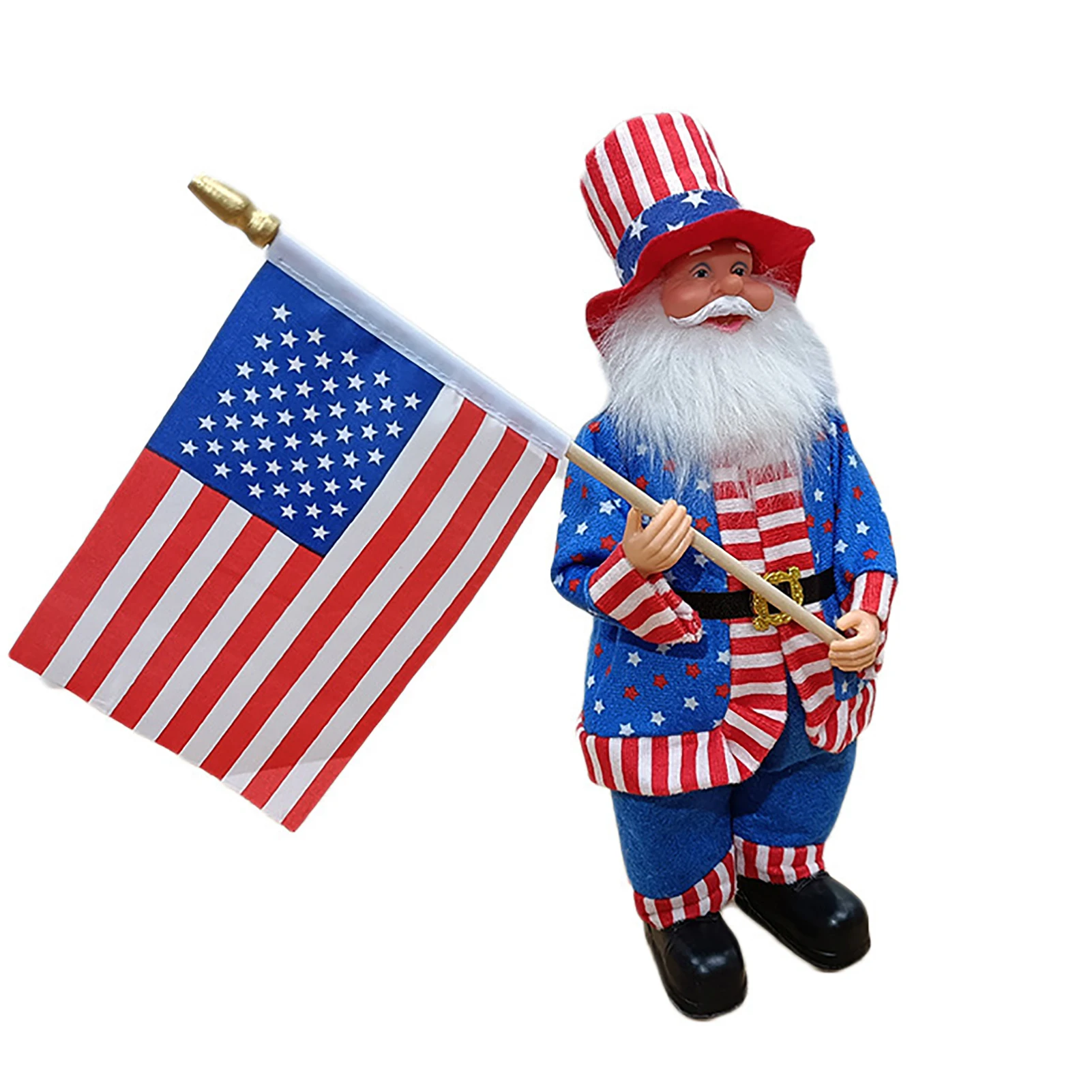 

Independence Day Decoration Uncle Sam Independence Day Table Decorations 4th Of July Ornaments Uncle Sam Figurines Lucky Doll