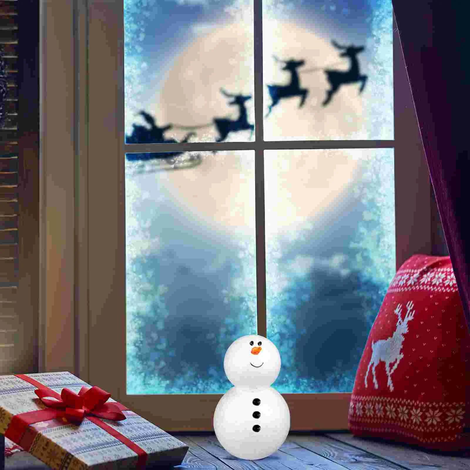 5 шт. детский пенопластовый снеговик