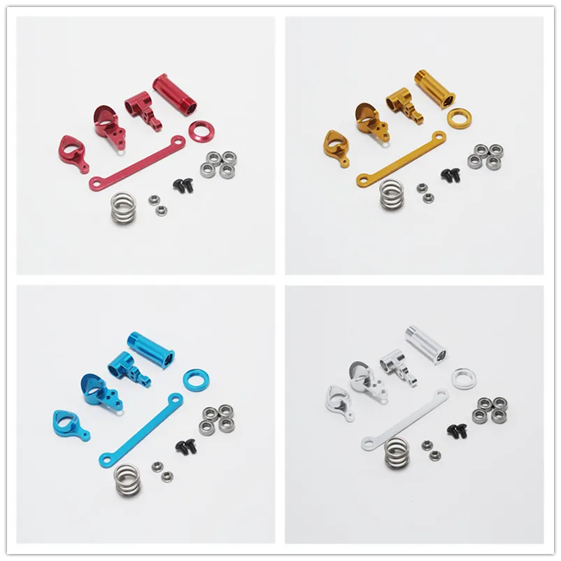 

1 Set Steering Clutch Assembly Steering Servo Saver Complete Upgrade Parts For Wltoys 144001 1/14 RC Car