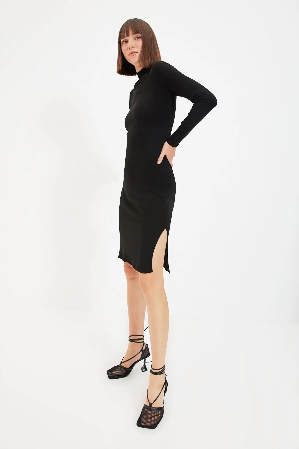 

Trendyol Cut Out Knitwear Dress TWOAW22EL0452