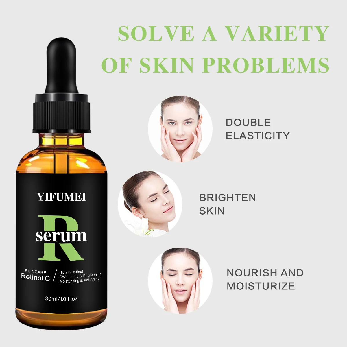 Фото Сыворотка для ухода за кожей с ретинолом C, против старения, морщин, удаления темных пятен, осветляющая, отбеливающая, увлажняющая, чистая сыворотка для ухода за лицом №5