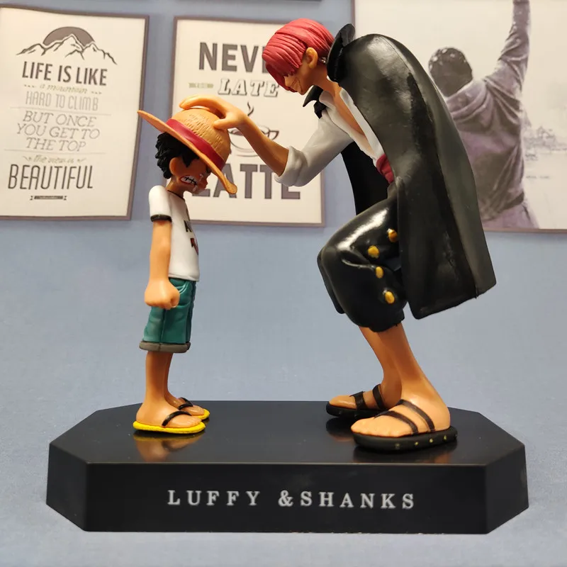 

Anime Red Hair Four Emperors Shanks Stroke Straw Hat Luffy Action Classic Figure Model Doll Anime Lover Collection Kids Toy Gift