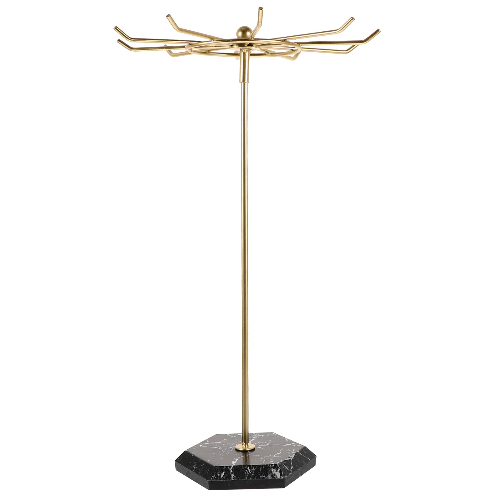 

Jewelry Display Rack Tabletop Holder Earring Organizers Stand Earrings Hanging Shelf