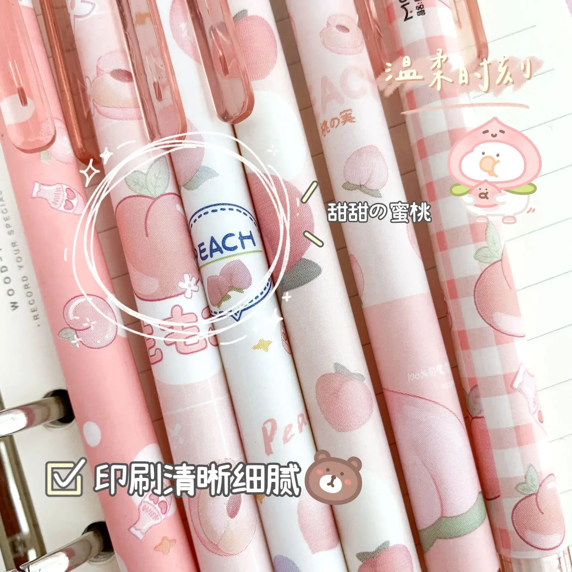 Фото Механический карандаш Kawaii, автоматические карандаши с героями мультфильмов, 6000 мм, с ластиком, офисные школьные принадлежности для детей, студенческие канцелярские принадлежности №5