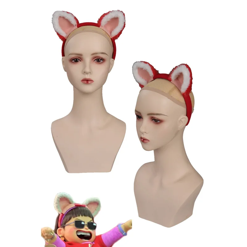 Детская повязка на голову Эбби поворотный косплей красный костюм аксессуары