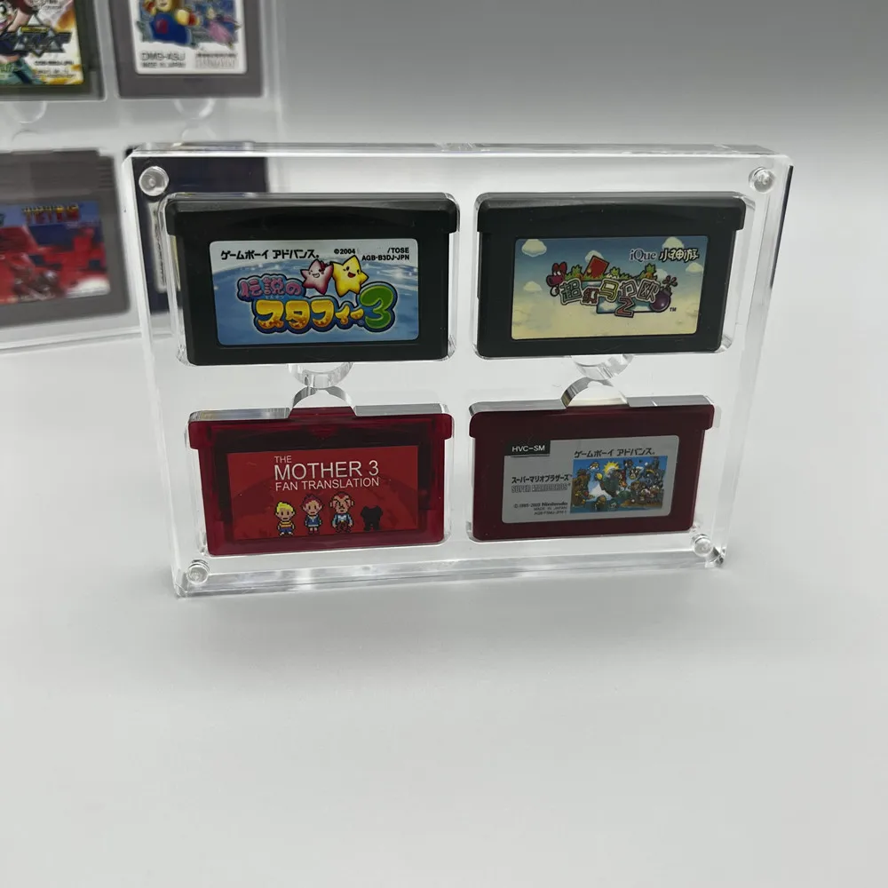 Фото Магнитный чехол для хранения игр, Жесткий Чехол-картридж для GameBoy ADVANCE GBA №1