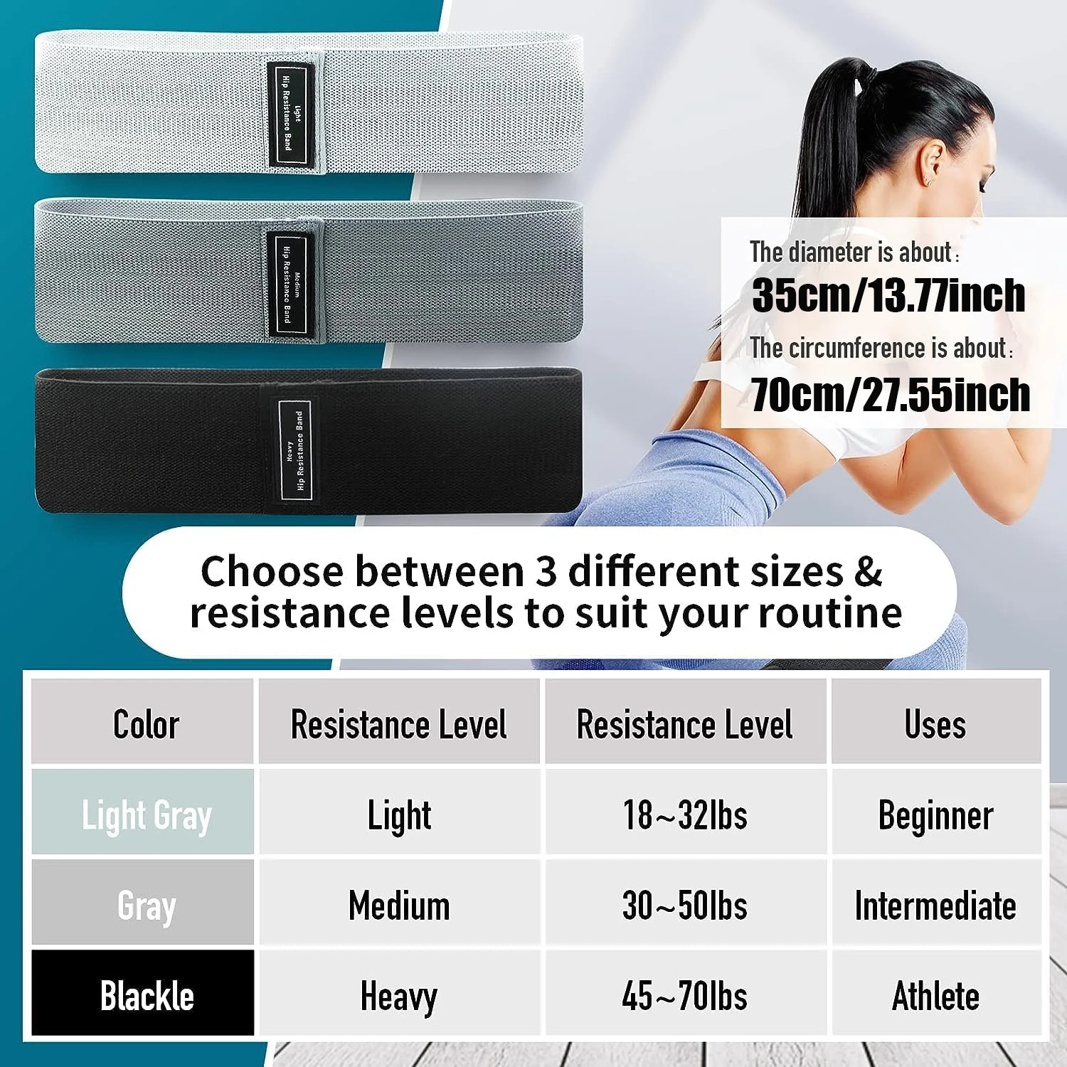 Унисекс Противоскользящие Эластичные Ленты Для Приседаний Поднимающие Ноги