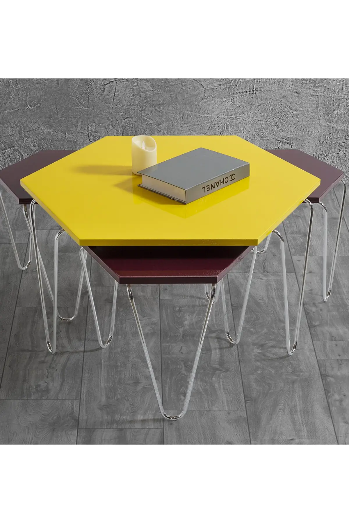 

Modern Pyramid Medium coffee table-Zigon coffee table (Set Suit) coffee tables table basse furniture living room table