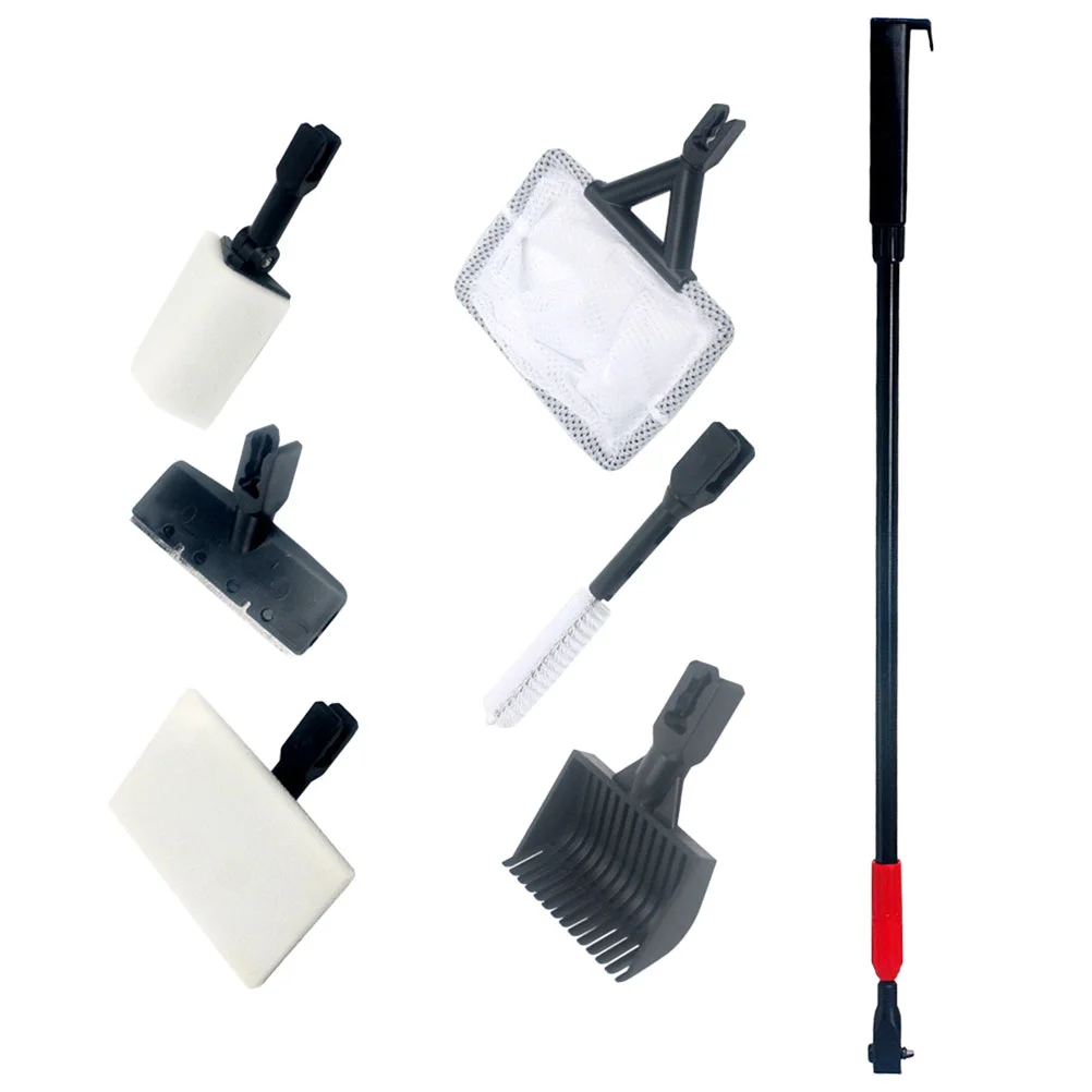 

Cleaning Brush Fish Tank Aquarium Tool Household Cleaner Moss Handle Tools 6 1Scrubber Scraper Algae Set