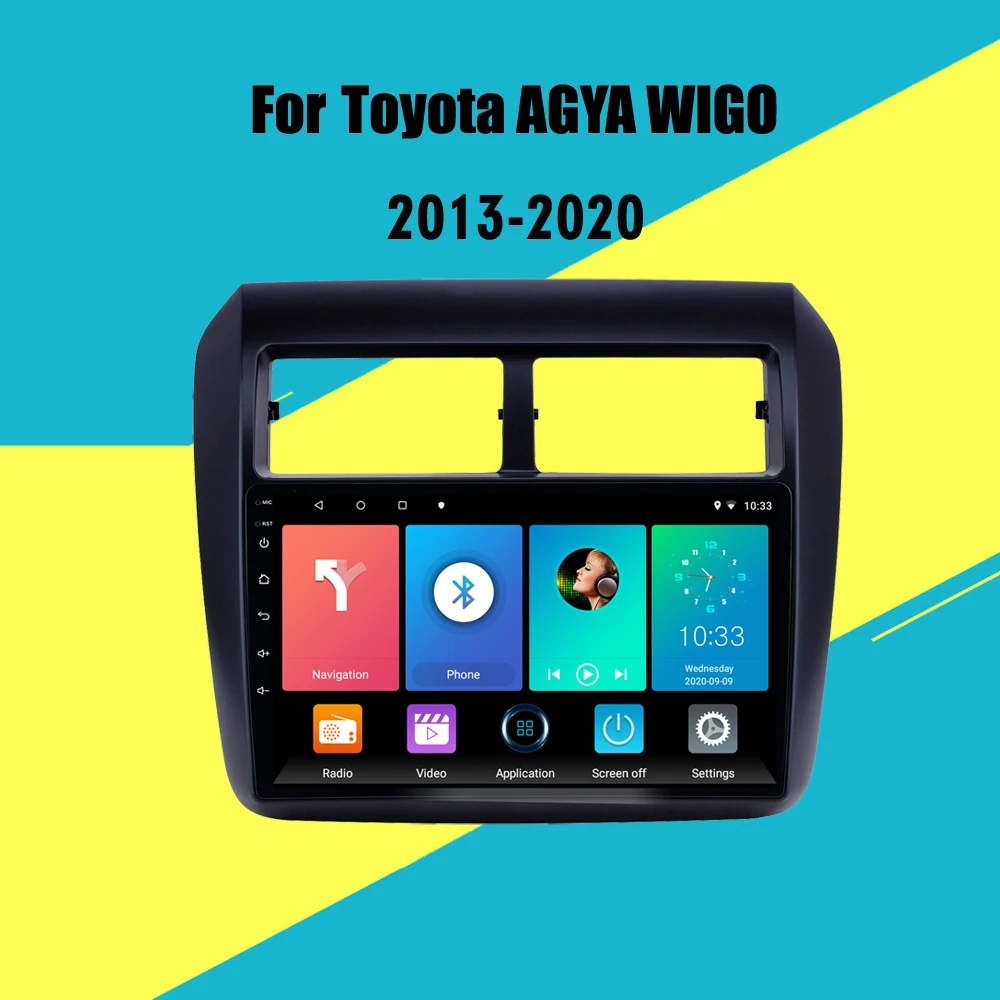 

2 Din Android Car Radio Stereo for Toyota AGYA WIGO 2013-2020 Car Multimedia Player GPS Navigation Autoradio