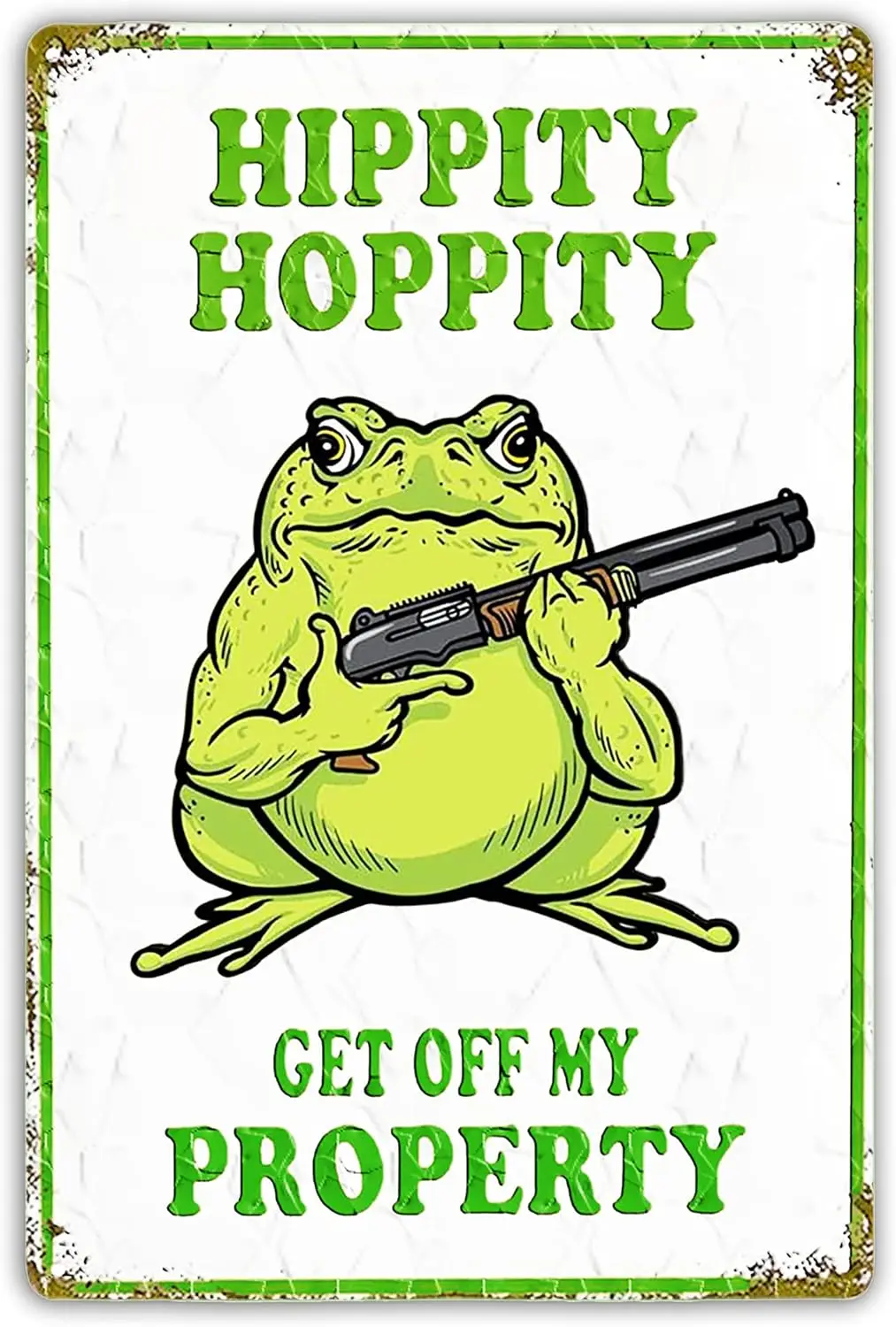 Fmcmly Забавный декор для двери комнаты Hippity Hoppity Get Of My Property Sign Домашняя спальня Сад
