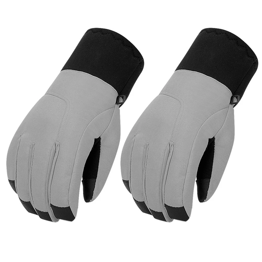

1 Pair Adult Windproof Thickened Hiking Outdoor Keep Warm Waterproof Winter Elastic Anti Slip Camping Cycling Ski Gloves