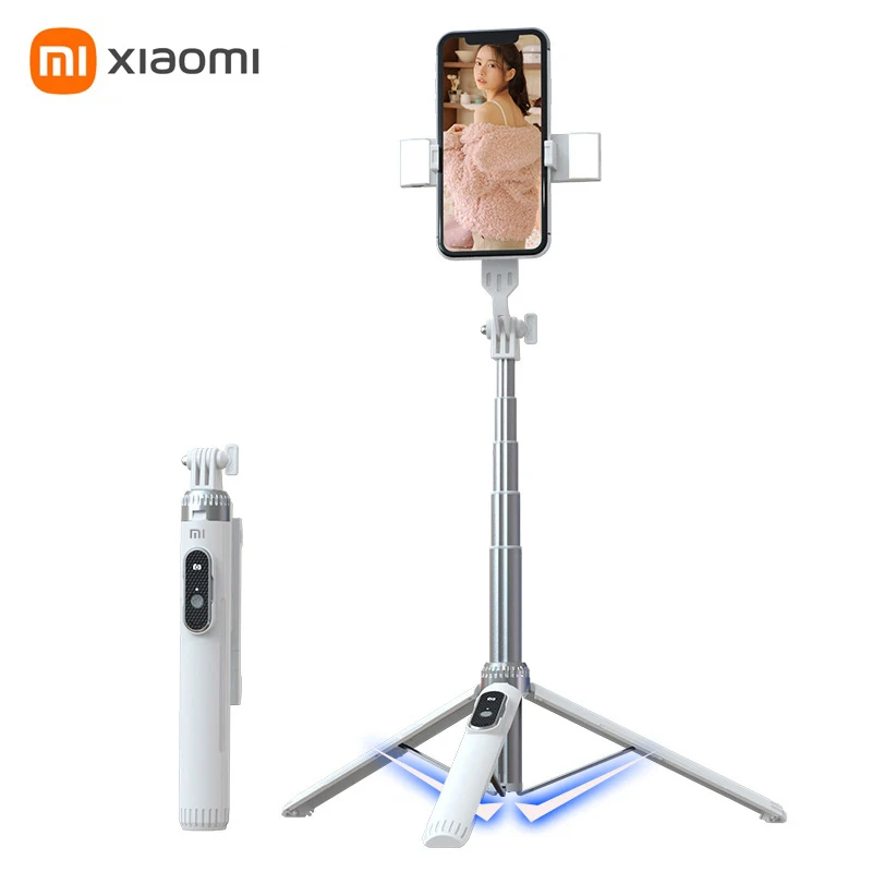 Xiaomi 1.6m Selfie Stick treppiede supporto per telefono supporto per treppiede Bluetooth...