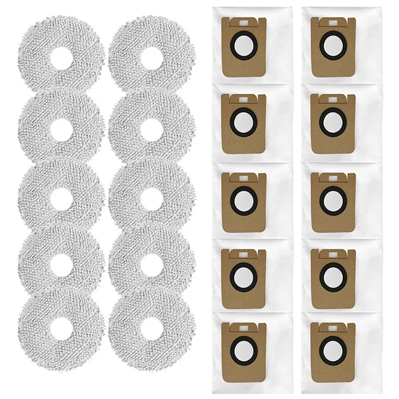 

Robot Vacuum Cleaner Dust Bags Mop Cloth Accessories Kit For Dreame Bot L10S Ultra/ S10/ S10 Pro
