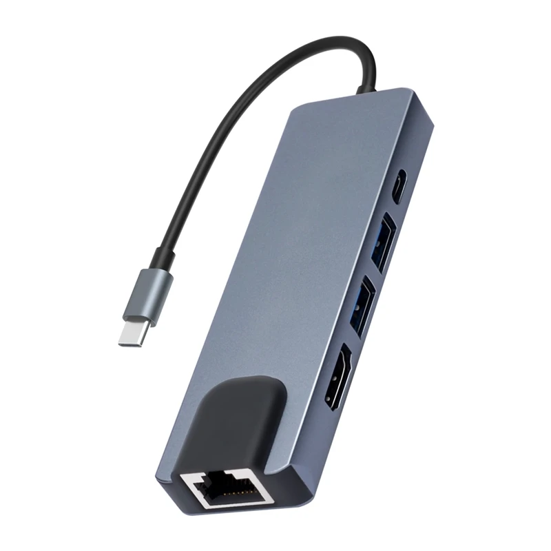 

Адаптер USB Type-C 5 в 1 для зарядки Pro Thunderbolt