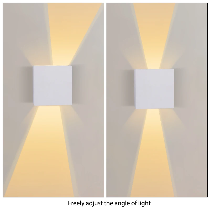 Регулируемое освещение светодиодный современный настенный светильник крыльцо