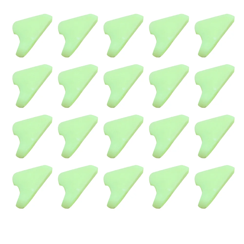 

20 Pcs Triangle Buckle Tent Camping Wind Cord Buckle Drawstring Tensioners Rope Adjuster Plastic Tent Rope