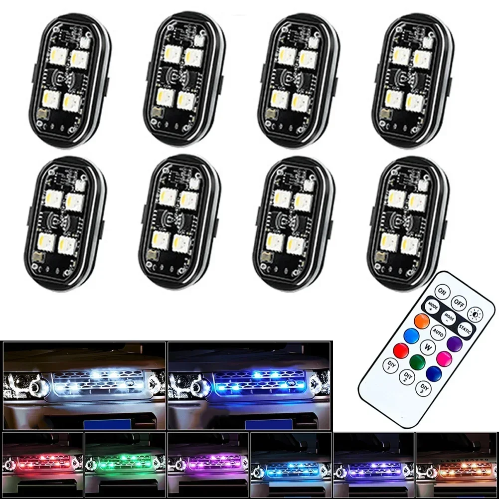 Фото RGB LED-фонари для мотоциклов, стробоскопы, перезаряжаемые беспроводные световые приборы, сигнальные огни для самолетов, вертолетов №1