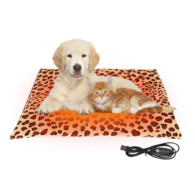 

Pet Heating Pad Dog Cat Puppy Electric Warm Mat Bed USB Indoor Dog Temperature Three-speed Adjustable Heating Mat