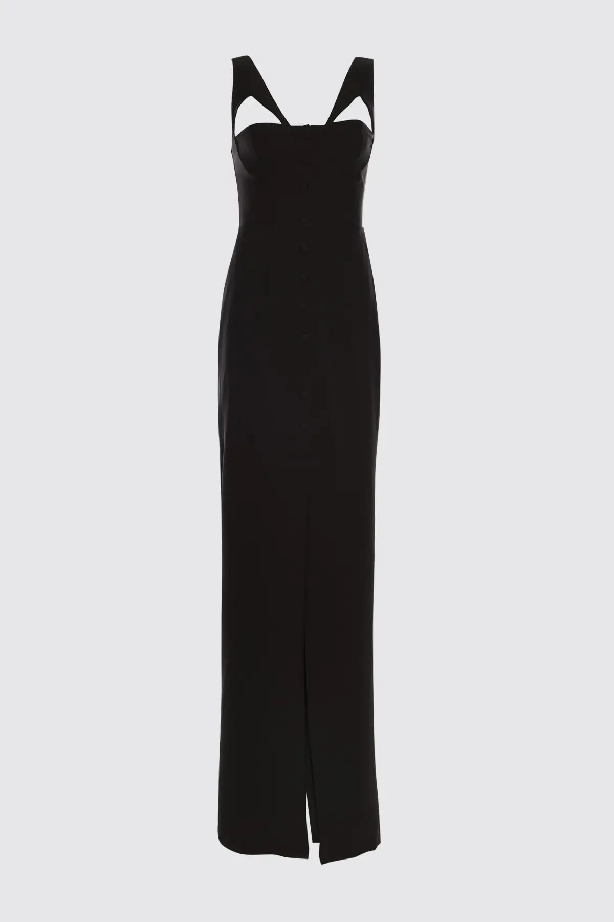 

Trendyol Collar Detailed Button Evening & Prom Gown TPRSS21AE0178