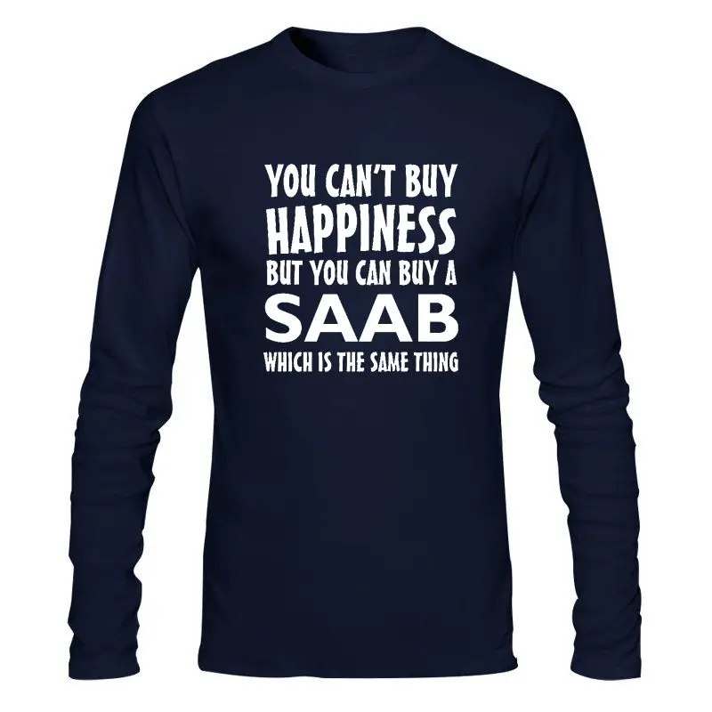 

Мужская одежда, Новое поступление, Мужская футболка, футболка Saab Car Suv, футболка, подарок, Забавный дизайн, вы не можете купить счастье