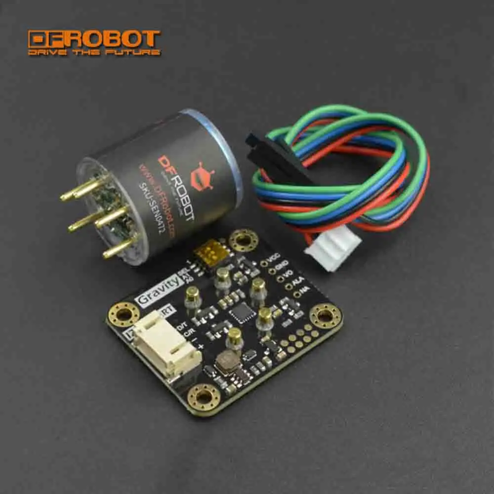 Высокочувствительный датчик газа DFRobot Gravity CO O2 NH3 H2S NO2 HCL H2 SO2 O3 CL2 HF для Arduino ESP32 Raspberry