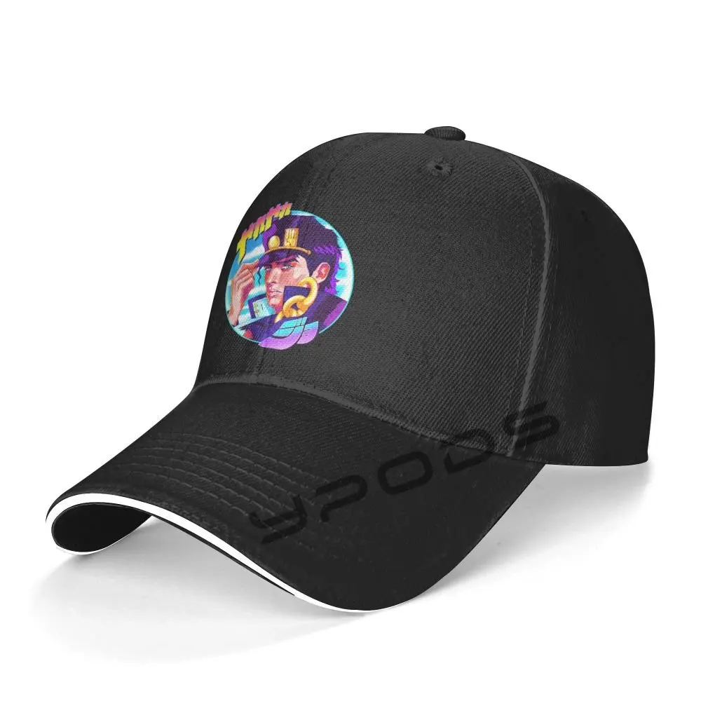

Men's Bomber Hats Jojo Bizarre Adventure Sports Manga Anime Jotaro Kujo Autumn For Men's Women's Hat Baseball Snapback Cap