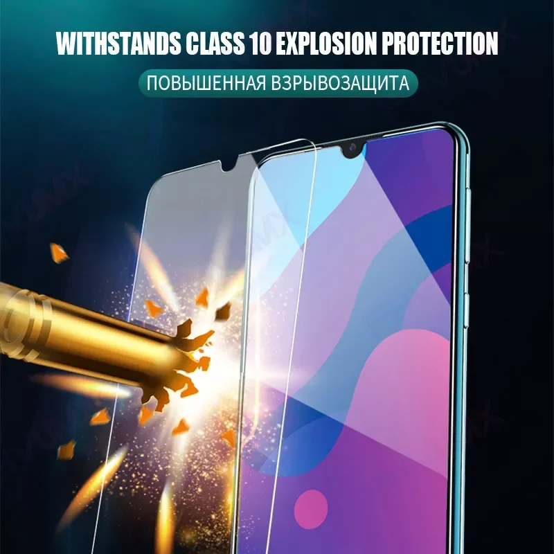 Anti-Burst Protective Glass For Huawei Y5 Y6 Y7 Y9 Prime 2018 Tempered Glas Y5 Lite Y 5 6 7 9 Pro 2019 Screen Protector Film
