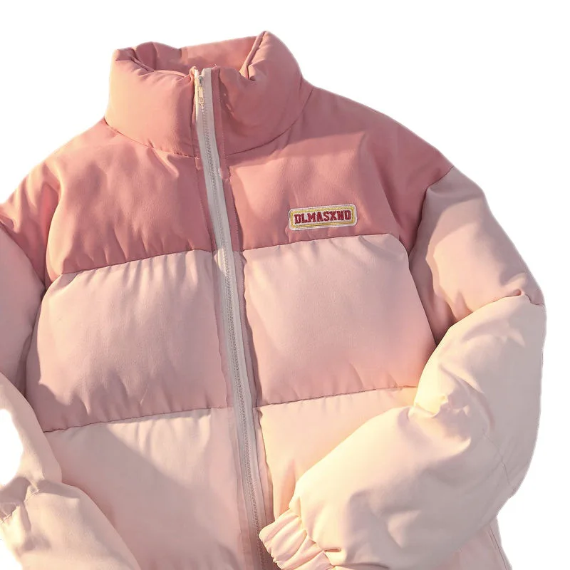 2022 New Thickened Cotton Winter Clothes Female Coat Winter Women's Down Coat Retro Loose Gradient Thickened Clothes For Women
