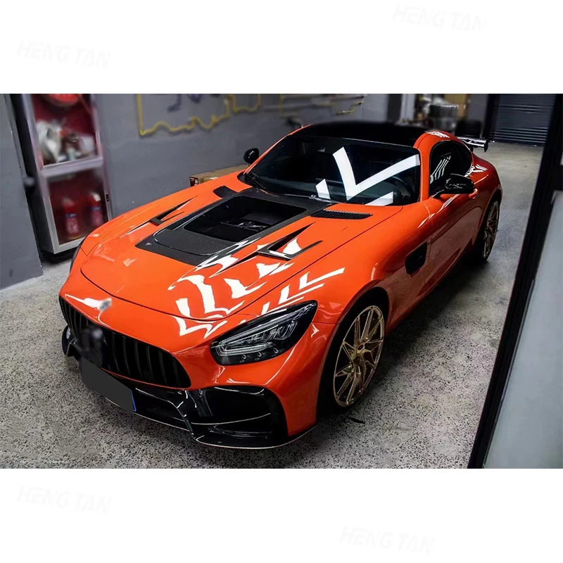 Комплект для Mercedes Benz AMG GT GTS GTC GTR детали из углеродного волокна переднего бампера