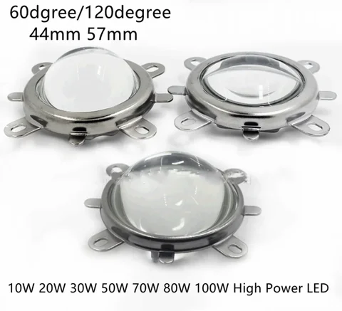 LED Линза SZRZGT 44 мм 60/90/120 градусов
