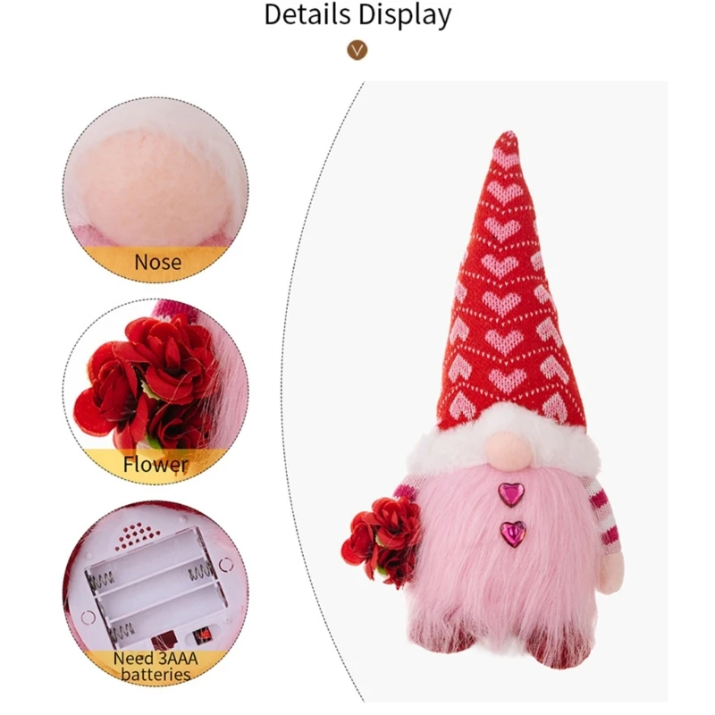 Стильные гномы со светодиодной подсветкой. Украшение гномов Уникальные куклы.