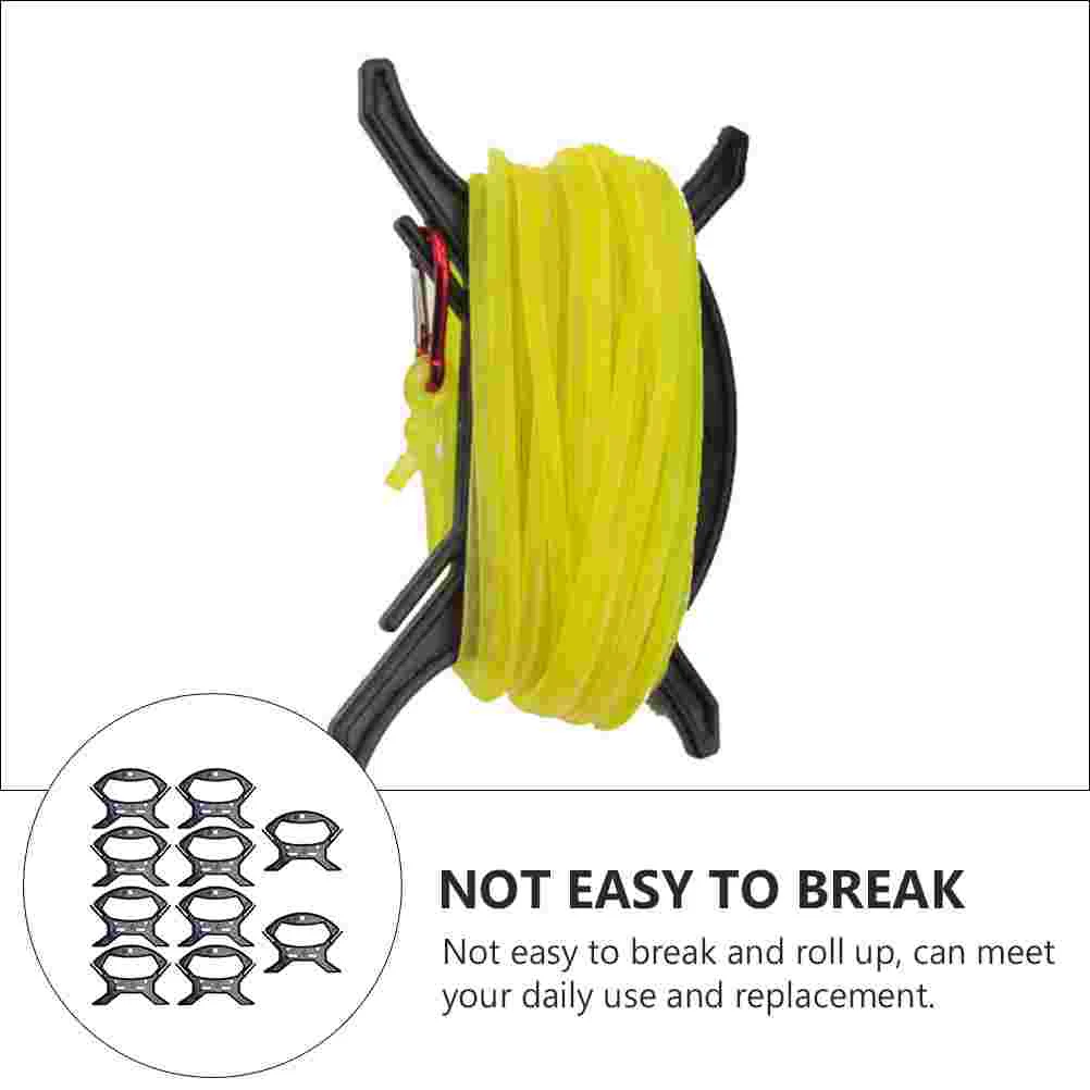 

10 Pcs Fishing Extension Cord Wrap Kite Spool Tool Organizer Storage Rope Winder
