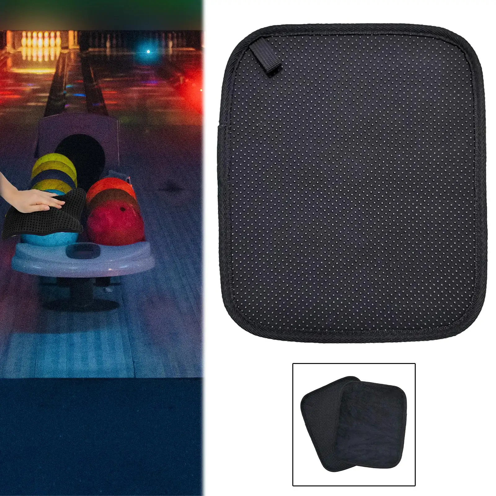 Полотенце для шариков боулинга коврик полировщик 8 дюймов x 10 удаляет грязь и