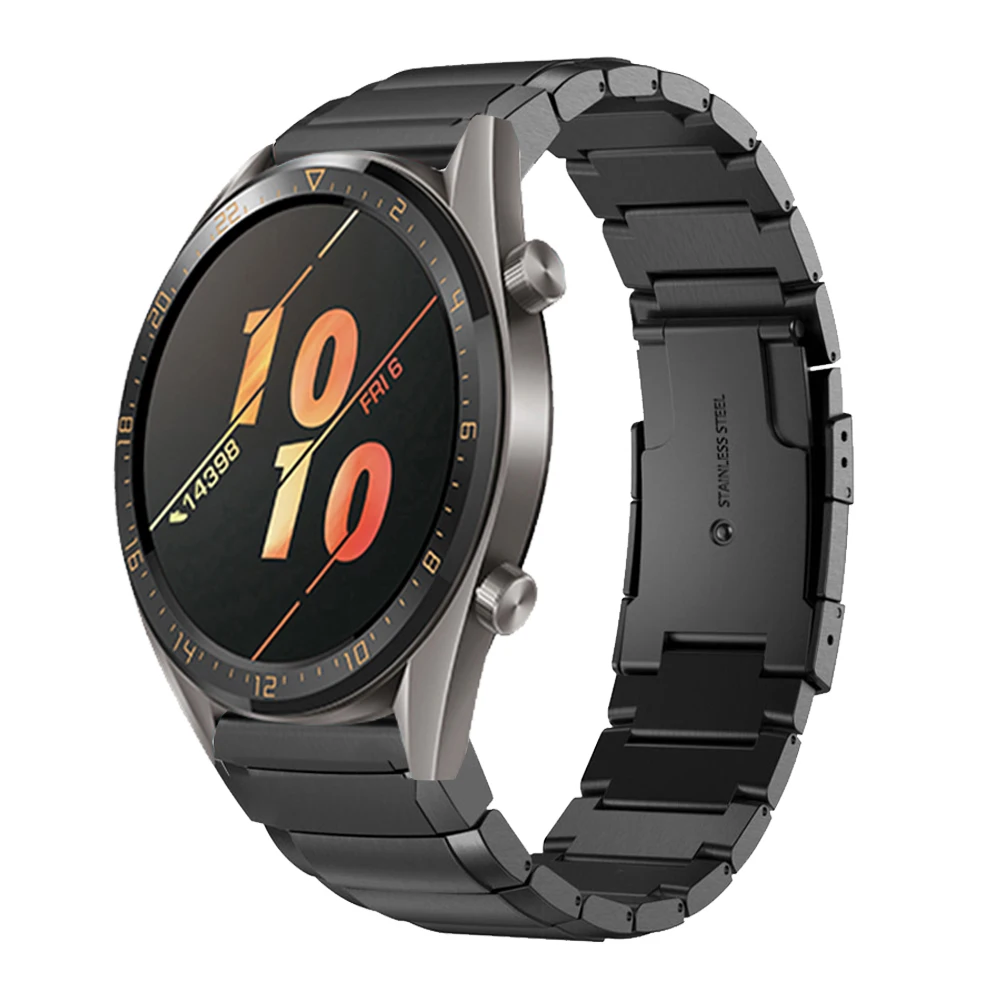 

Metal Strap For HUAWEI WATCH GT Active 46mm Band Honor Magic Amazfit GTR Stainless Steel Replacement Accessories Watchband