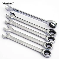 ylondao key wrench flexible ratchet wrenches torque universal spanners for car repair tools metric hand tool