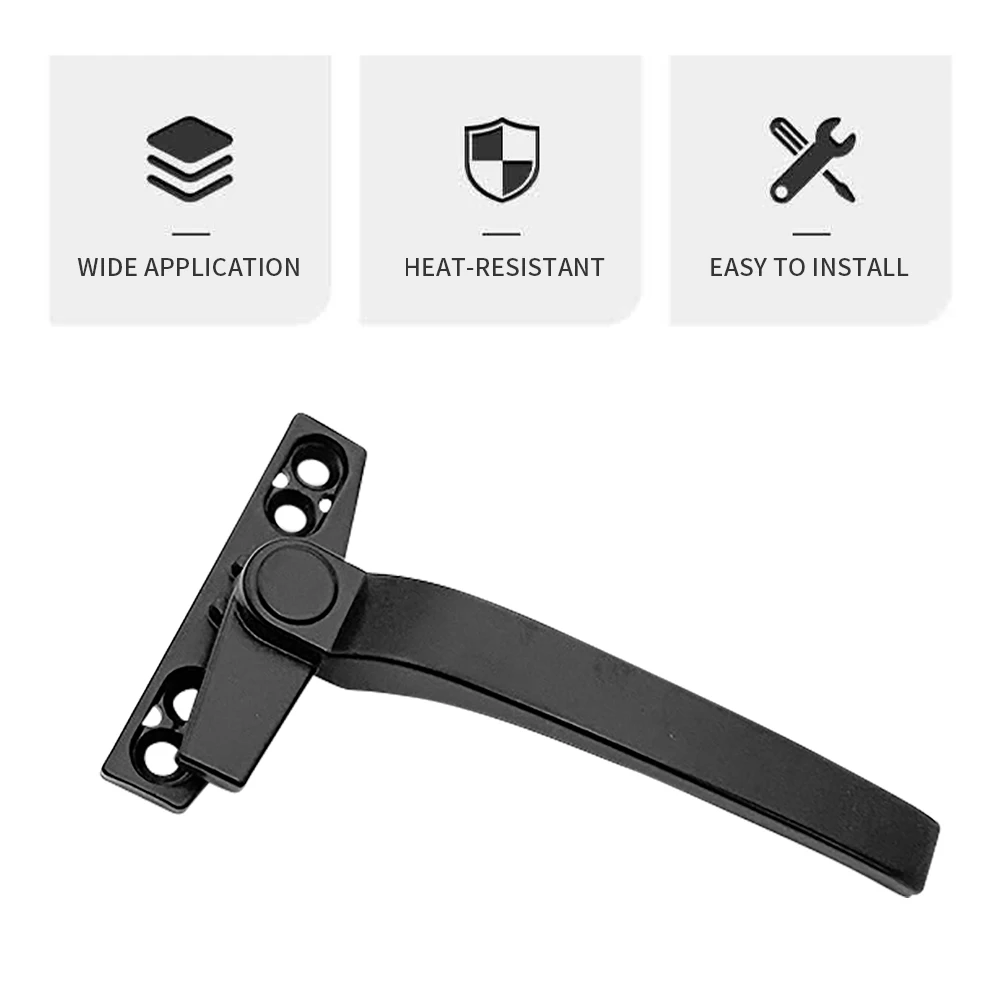 

LOCK HANDLE With Screws Left Right Aluminum Alloy Hardware Home Office Window Handle Lever