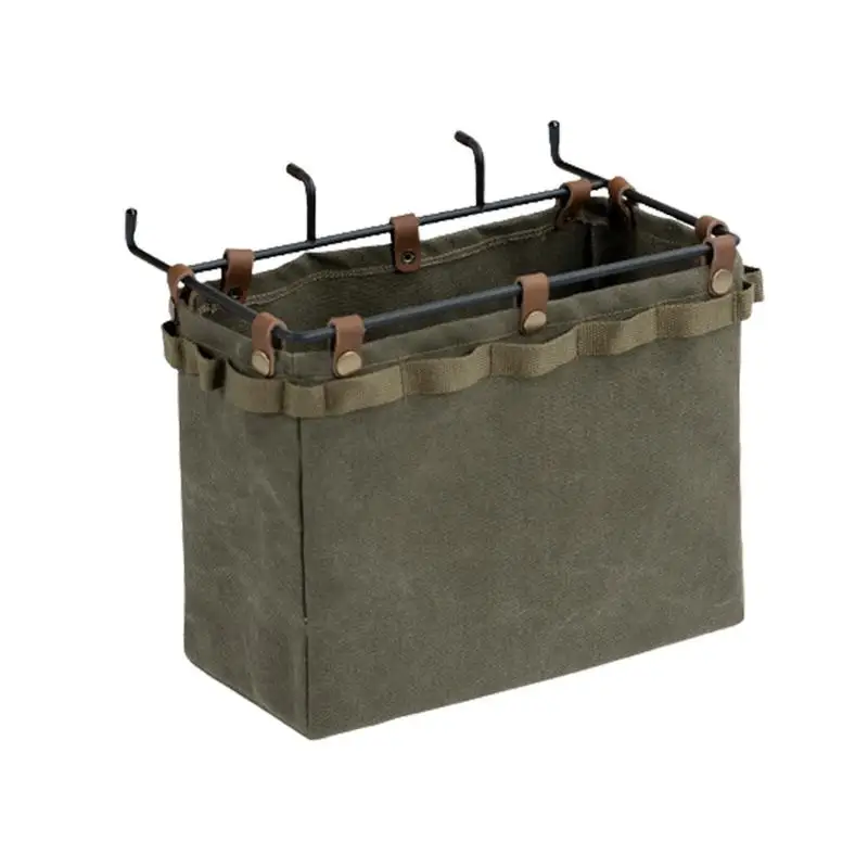 

Desk Hangings Storage Bag Camping Storage Bag Foldable Table Side Bags For Desk Hangings Organizer Extensible Design Large