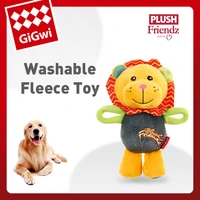 gigwi pet toys plush friendz series washable fleece toy plush squeak interactive bite resistant toys irresistible to dog puppy