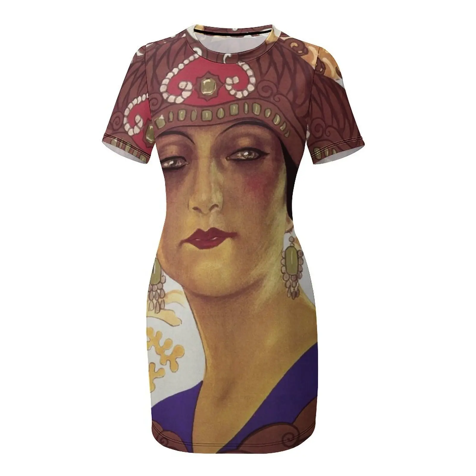 Винтажное платье Turandot с короткими рукавами подружки невесты женское свободное