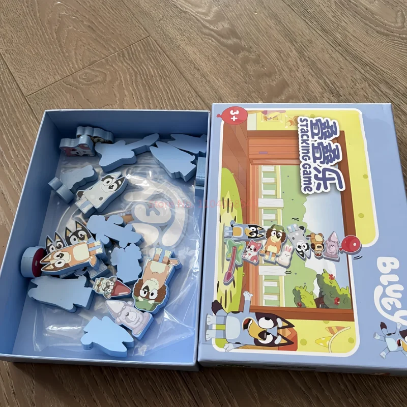 Новое поступление семейная игрушка Bluey Jenga периферия детские игрушки