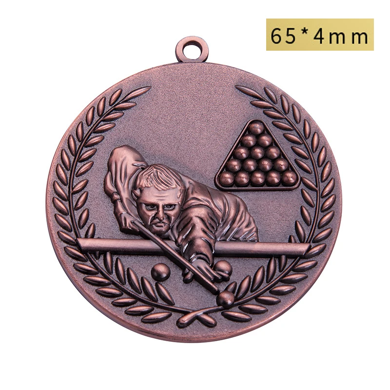 

Бильярдная медаль из металла