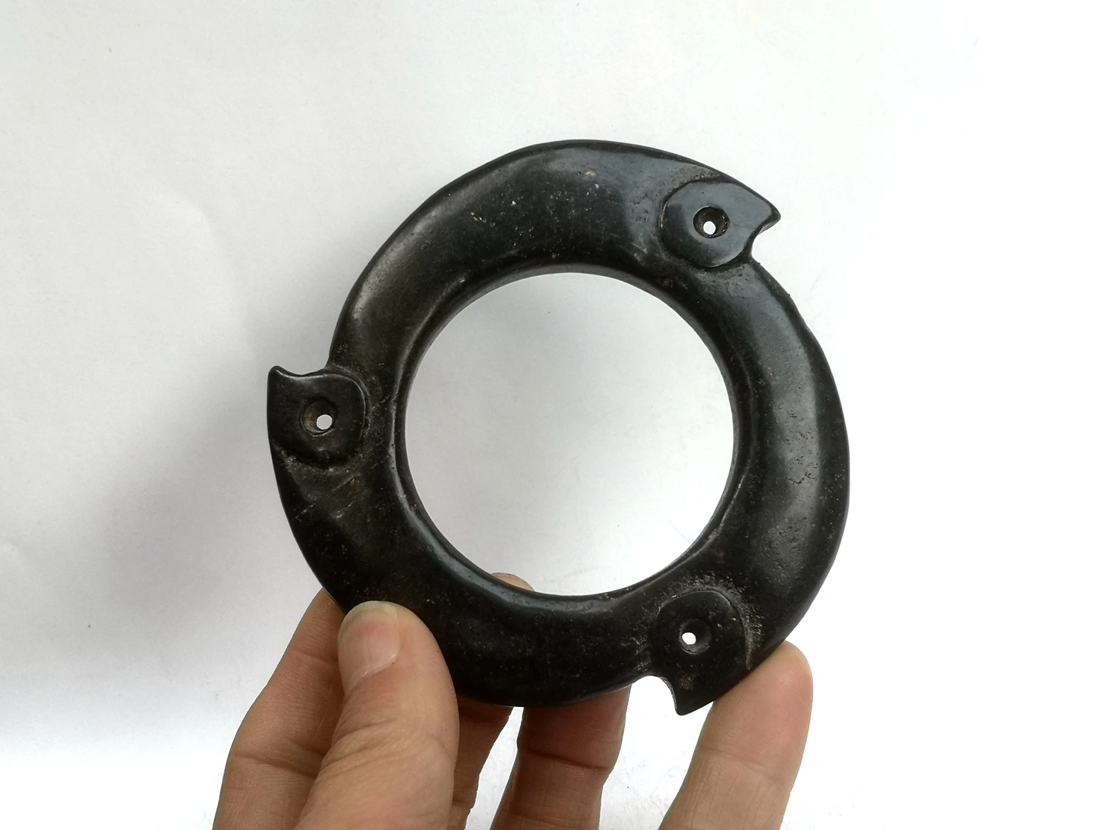 Коллекция 1919, хуншанская культура, черный магнит, Нефритовая резьба, кулон НЛО, орнамент, подарок