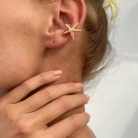 Серьги-клипсы starfish