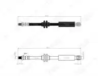 

Store code: 92-01-533 rear brake hose right left C30 () for the-() of the ts40 II