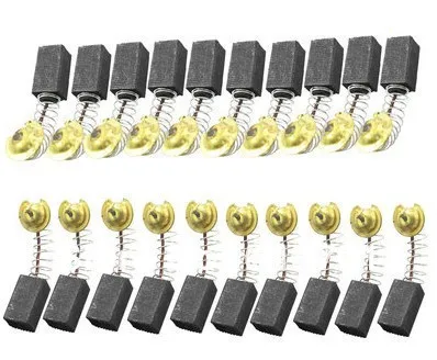 20 шт. угольные щетки для двигателя электроинструмент 6 5x7 5x12 5 мм электрическая