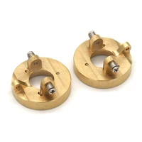 2pcs brass steering knuckle steering cup counterweight for kyosho mini z 4x4 124 rc crawler car upgrade parts