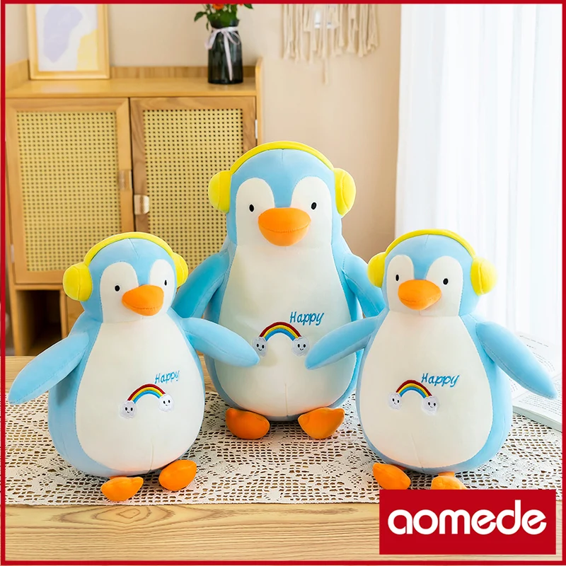 

Симпатичные Мягкие Наушники 30 см, плюшевые игрушки в виде пингвина, Офисная Подушка для сна, мягкие игрушки-животные, удобная домашняя подушка, подарок, кукла для девочек