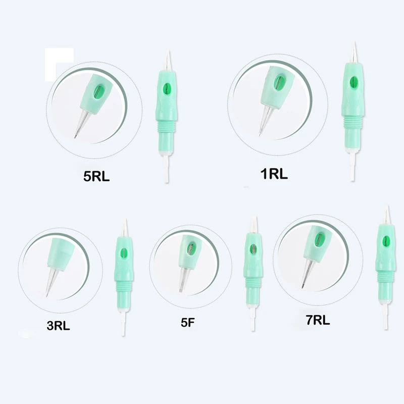 

Screw Needle Cartridge Needles R1/R3/R5 for Liberty Charmant Machine Eyebrow/Lip/Eyeliner Permanent Makeup tattoo Machine Pen