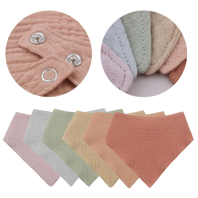 

Baby Bandana Drool Bibs Unisex Baby Bibs for Boys & Girls Absorbent Soft Bib Set 40JC